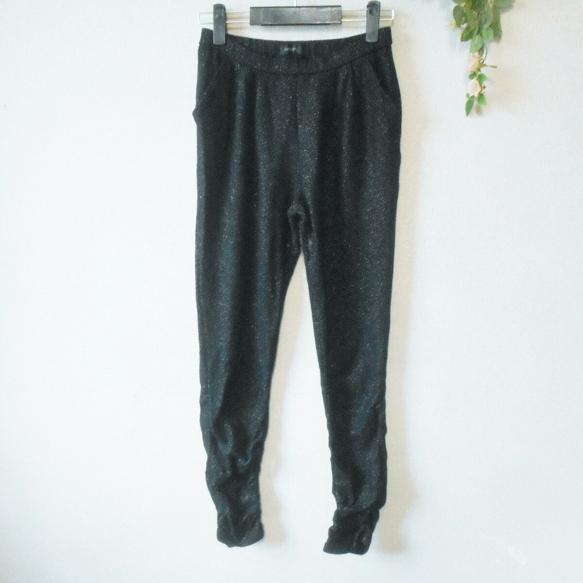 Rakuten - 【中古】インゲボルグ INGEBORG パンツ レディース 9 秋 冬 ラメ 入り ゴムシャーリング
