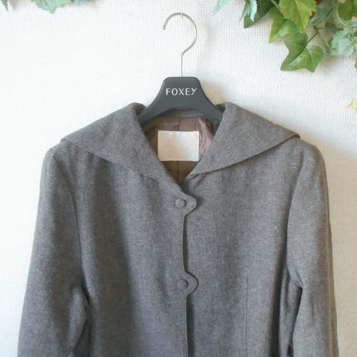 【中古】希少 マチルドインザギャレット Matild in the Garret 上下 セットアップ スーツ 秋 冬 セーラーカラー レディース