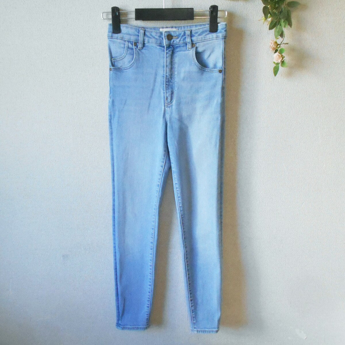 Rakuten - 【中古】ROLLA'S ローラス HIGH RISE SKINNY ハイライズ スキニー デニム パンツ ジーンズ ジーパン 27 レディース