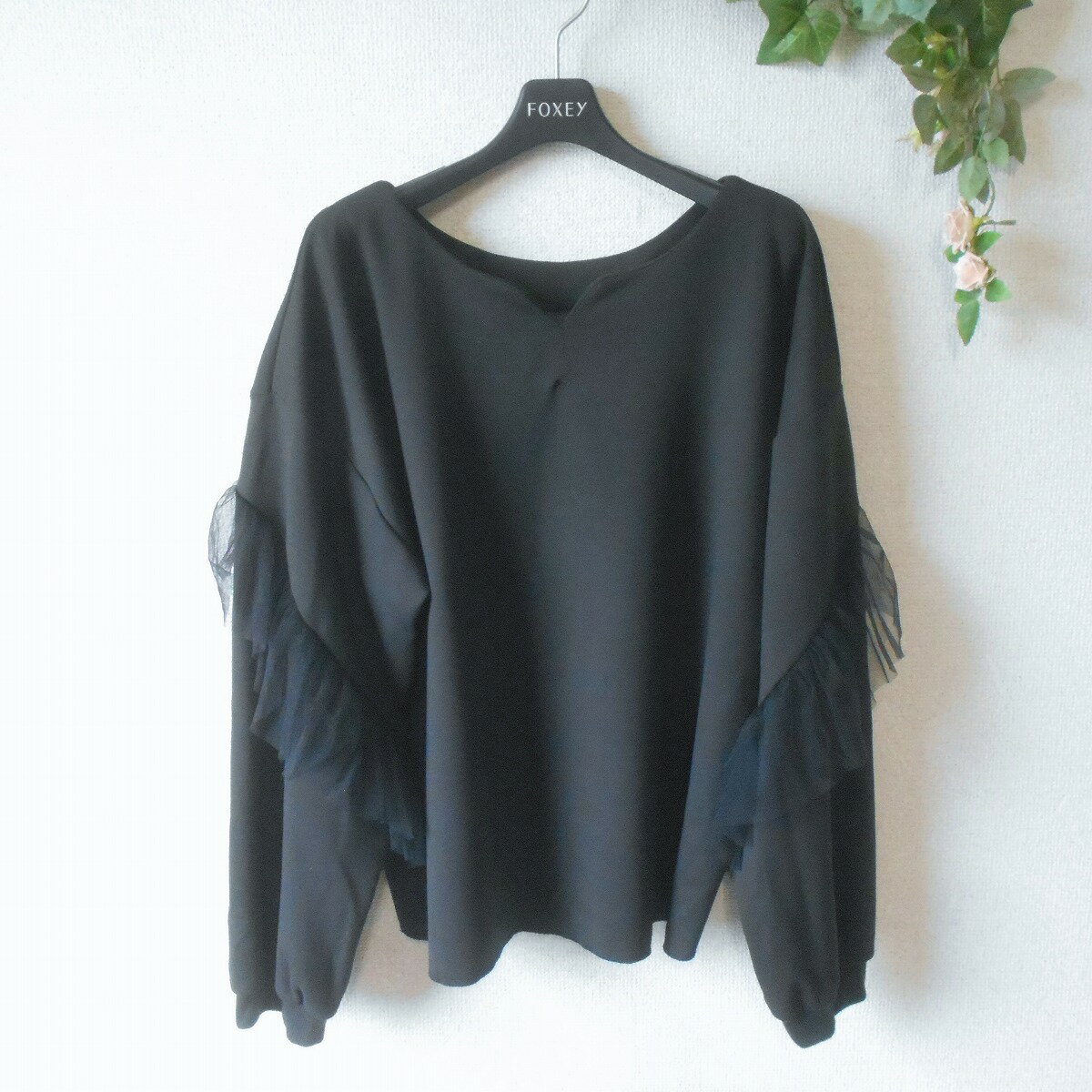 乐天商城 - 【中古】ラグアウト Rugout カットソー チュール フリル レディース L 秋 冬 春