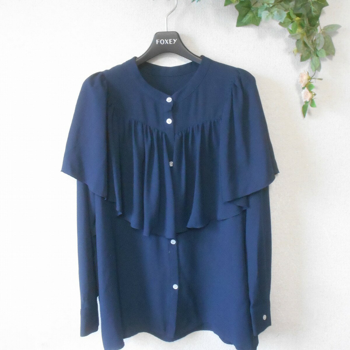 樂天商城 - 【中古】スタイルデリ STYLE DELI 長袖 ブラウス レディース F 春 秋 ネイビー