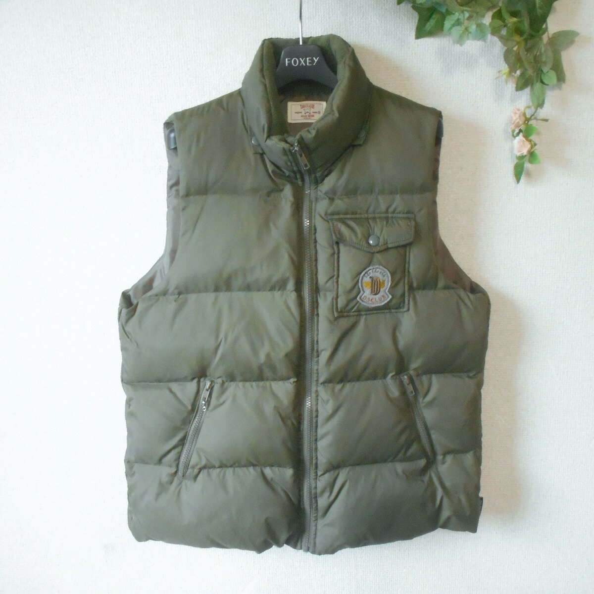 【中古】ドラッグストアーズ DRUG STORES ディーエスクラブ DS CLUB ダウン ベスト ジレ M 男女兼用