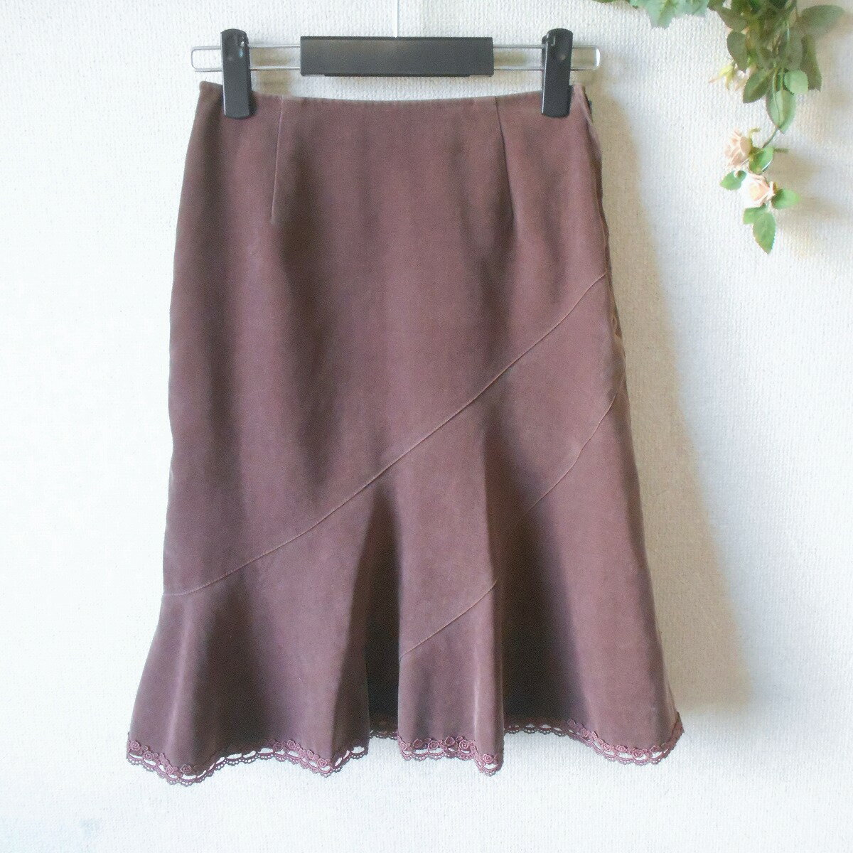 樂天商城 - 【中古】レストローズ LEST ROSE スカート M レディース 秋 冬 レース