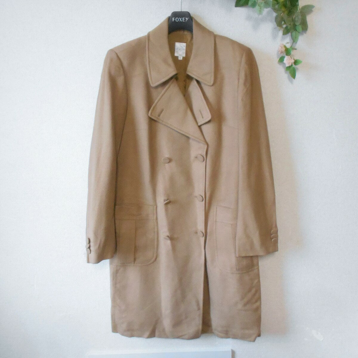 乐天商城 - 【中古】et vous エヴー コート レディース 40 シルク ブレンド 冬