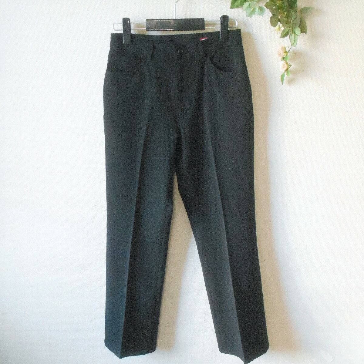 【中古】ボブソン エンジェルクラッシック BOBSON ANGELS CLASSIC パンツ レディース 71cm 秋 冬 黒