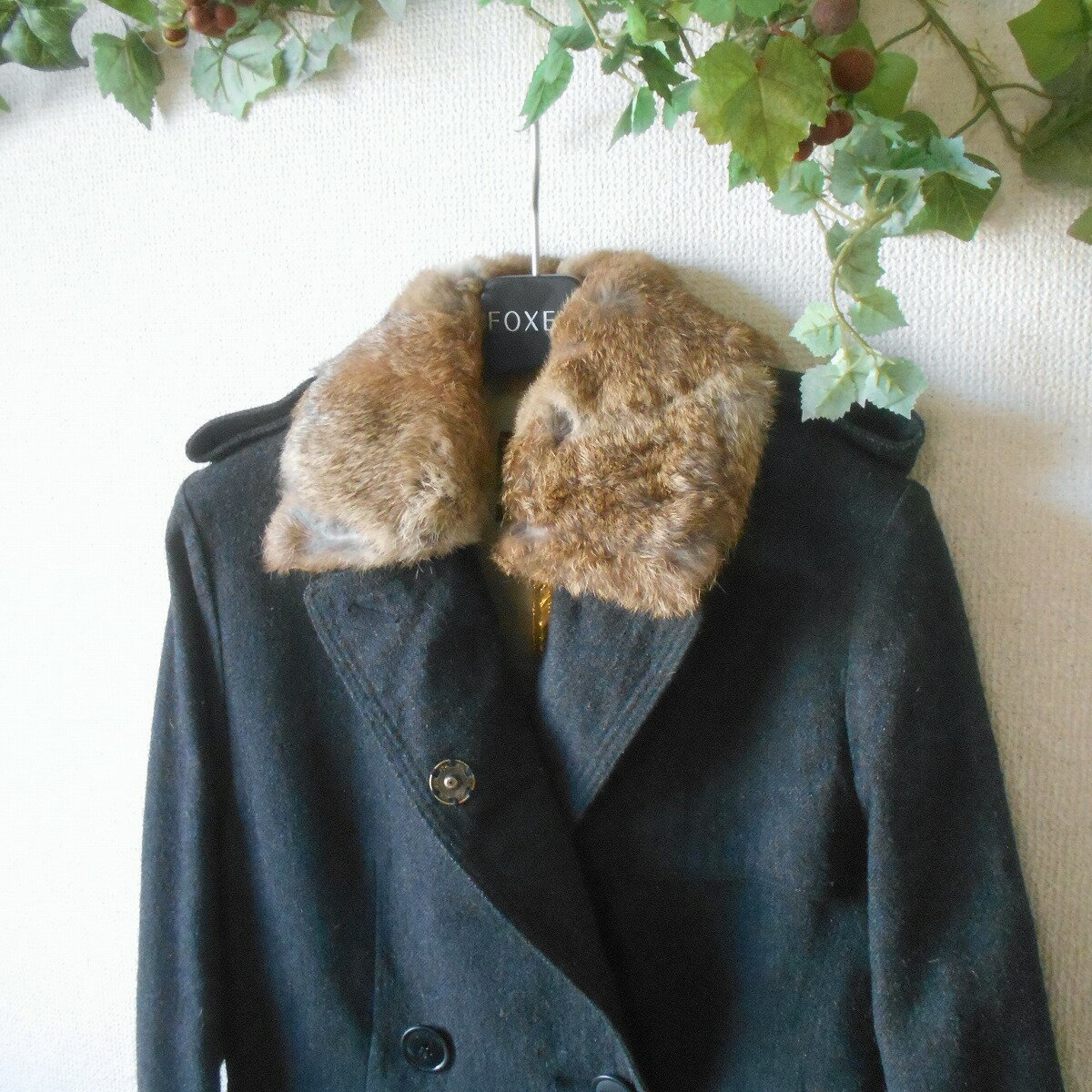 【中古】ユナイテッドアローズ アナザーエディション ANOTHER EDITION ジャケット M レディース 冬 ラビット ファー 使用