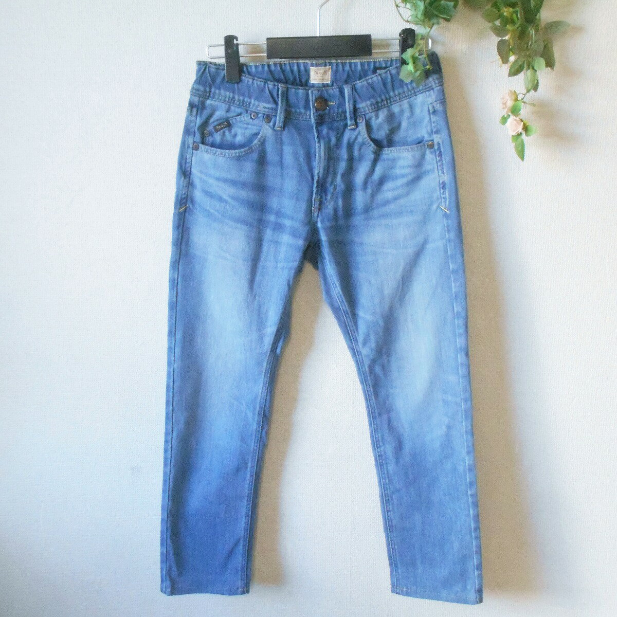 樂天商城 - 【中古】ヤヌーク YANUK デニム パンツ レディース S ジーンズ ジーパン インディゴブルー