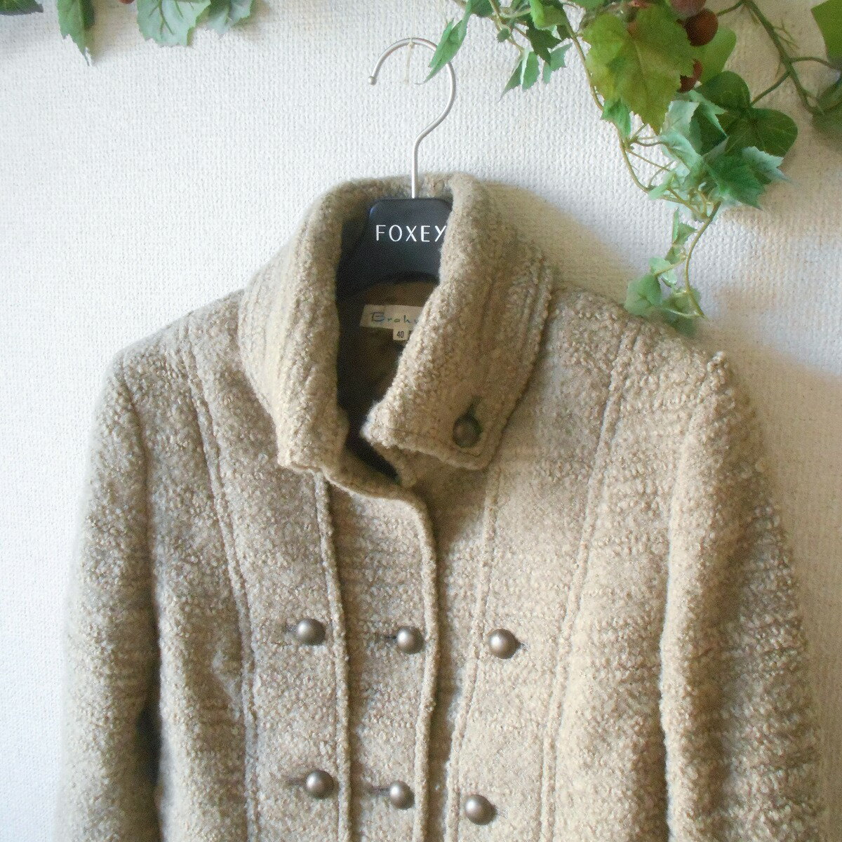 【中古】ブラーミン BRAHMIN ジャケット 40 レディース 冬 ベージュ