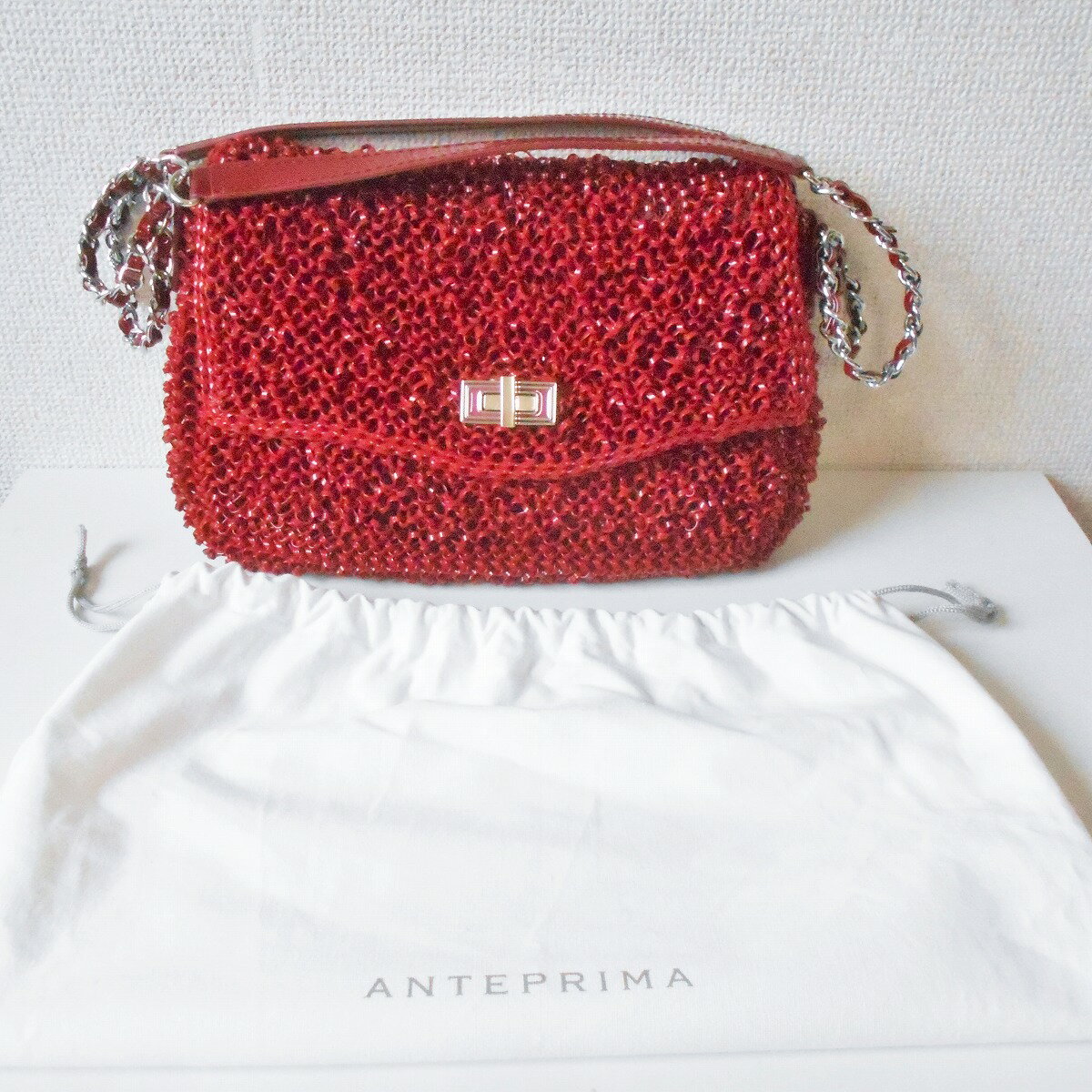 楽天市場】アンテプリマ ワイヤーバッグ（カラーレッド）（レディース
