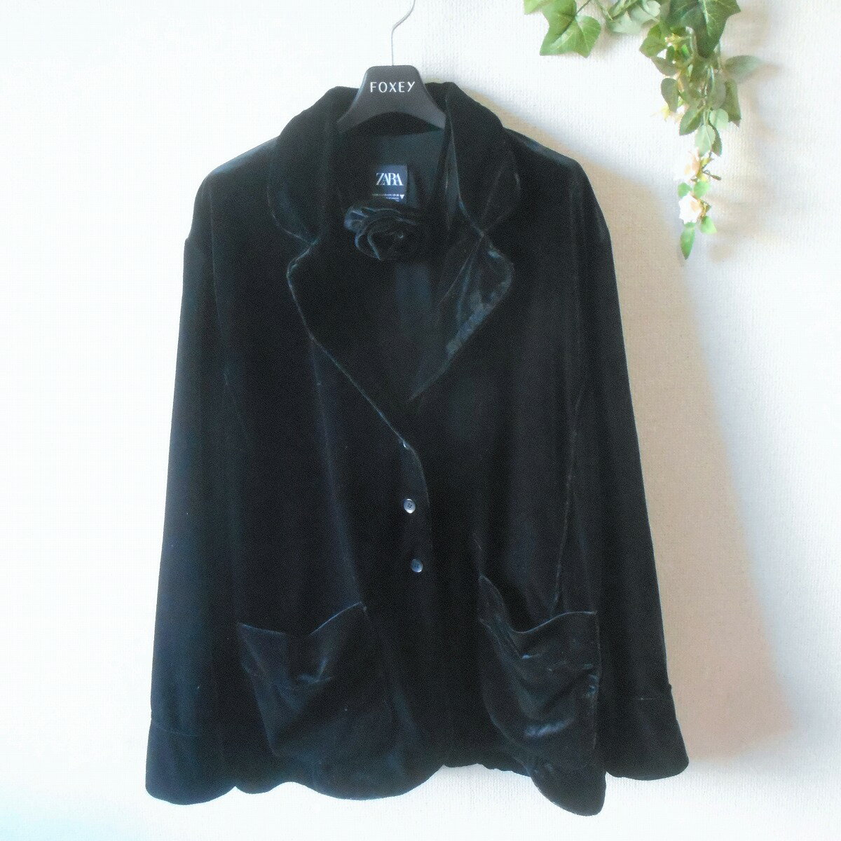 楽天市場】ベロア ジャケット（ブランドザラ）（レディース