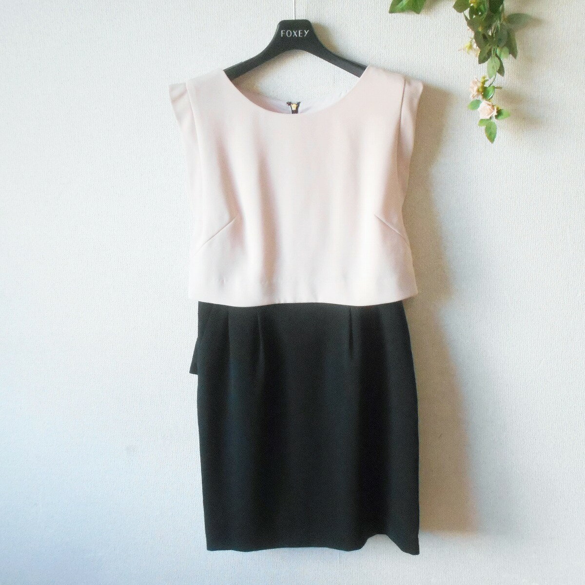 【中古】プチローブ Petirobe ワンピース セットアップ 風 リボン 日本製 レディース 春 秋