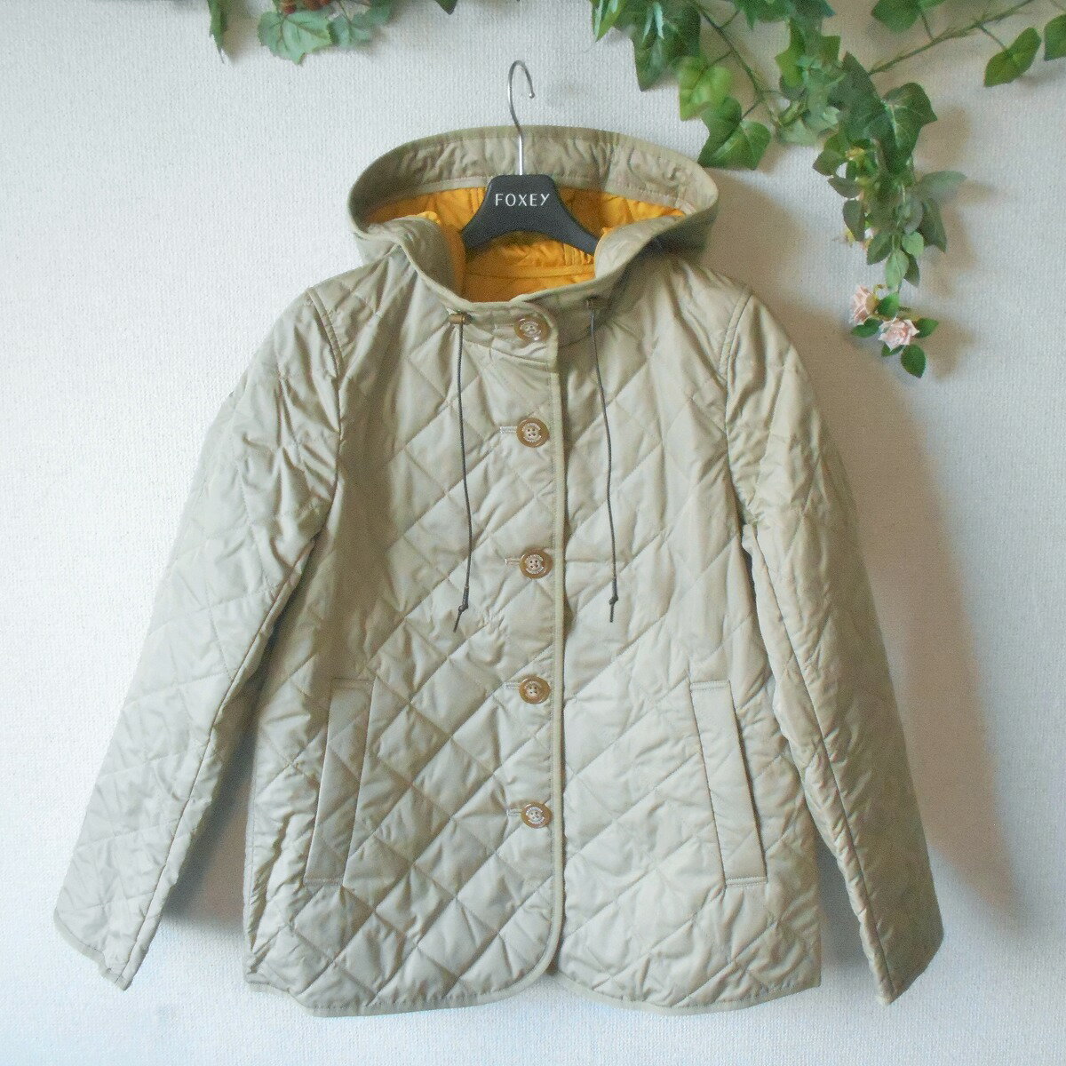 Rakuten - 【中古】マッキントッシュ フィロソフィー MACKINTOSH PHILOSOPHY キルティング ジャケット 38 レディース 中綿 入り フード 付き 正規品