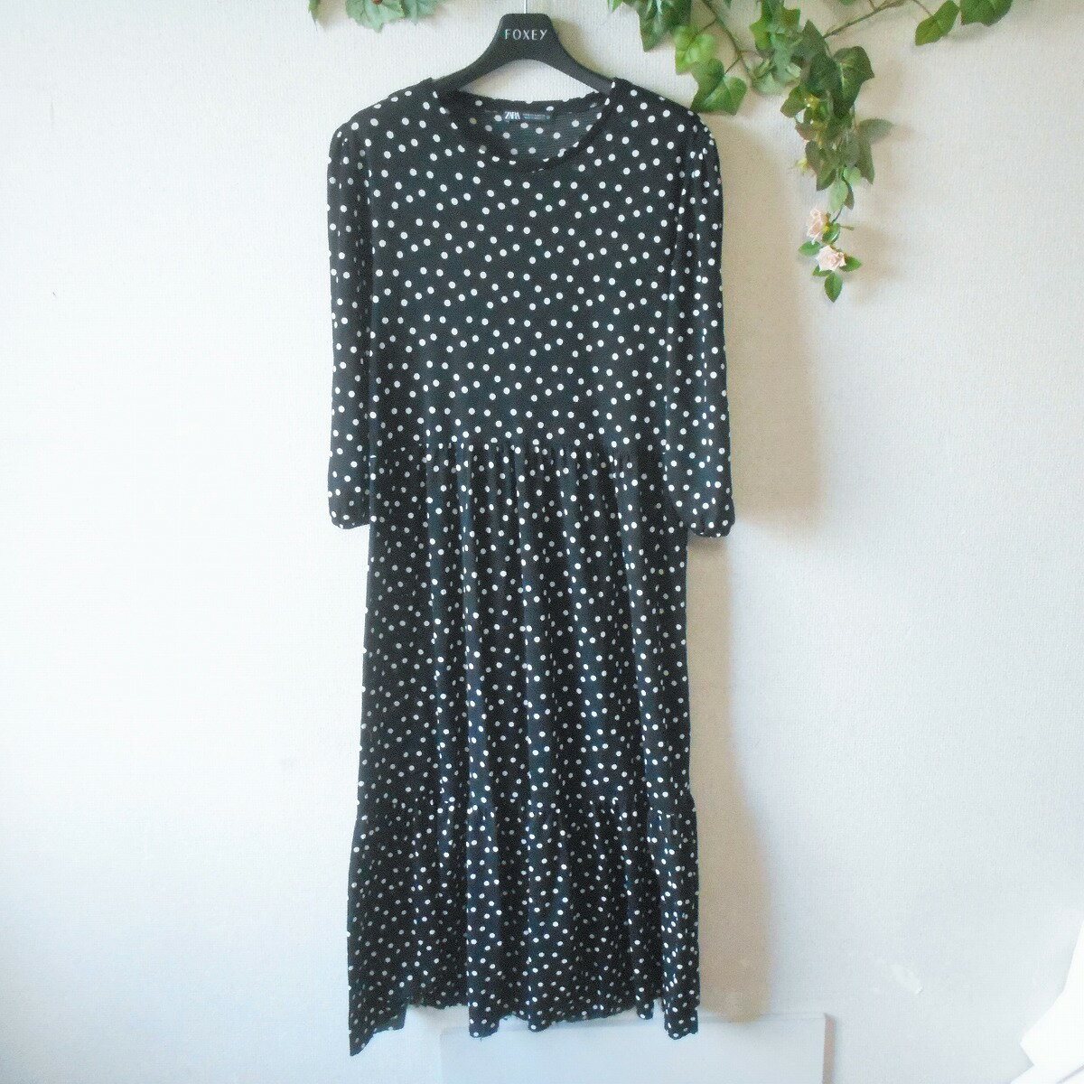 楽天市場】zara ドット ワンピースの通販