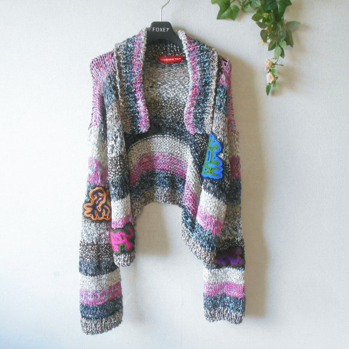 樂天商城 - 【中古】ヴィヴィアンタム VIVIENNE TAM ニット カーディガン 38 手編み レディース 春 秋