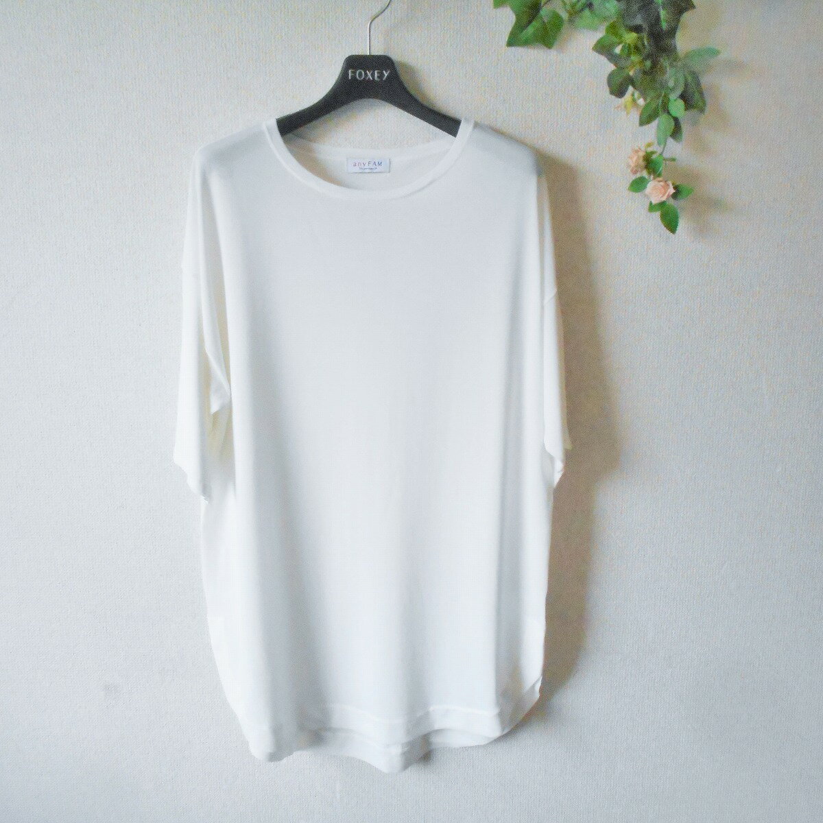 乐天商城 - 【中古】エニィファム any FAM チュニック 丈 薄手 ニット セーター F レディース 夏