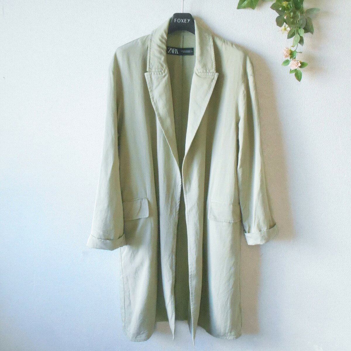 乐天商城 - 【中古】ザラ ZARA ロング ジャケット XS レディース 春
