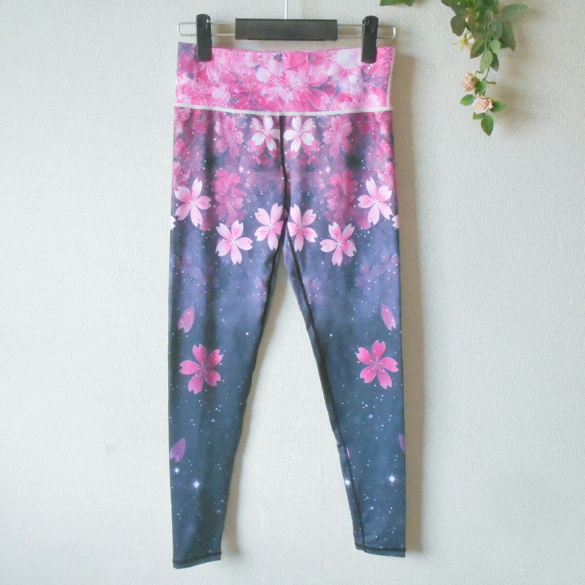 樂天商城 - 【中古】ノーブランド パンツ スパッツ レギンス 桜 さくら サクラ レディース L