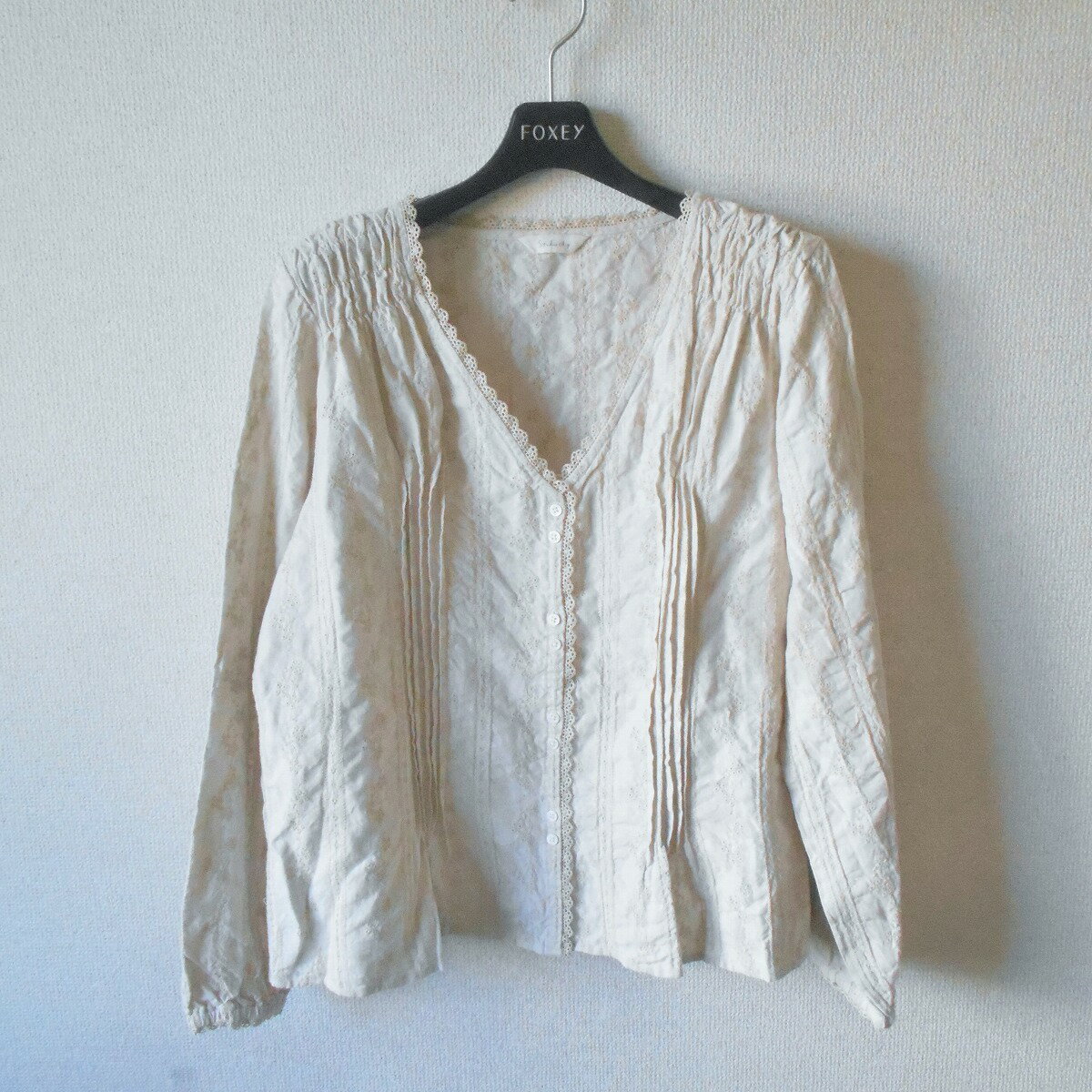 Linen, Hemp - 【中古】スタジオクリップ studio clip スタディオクリップ ジャケット ブラウス 麻 100% 夏 レディース