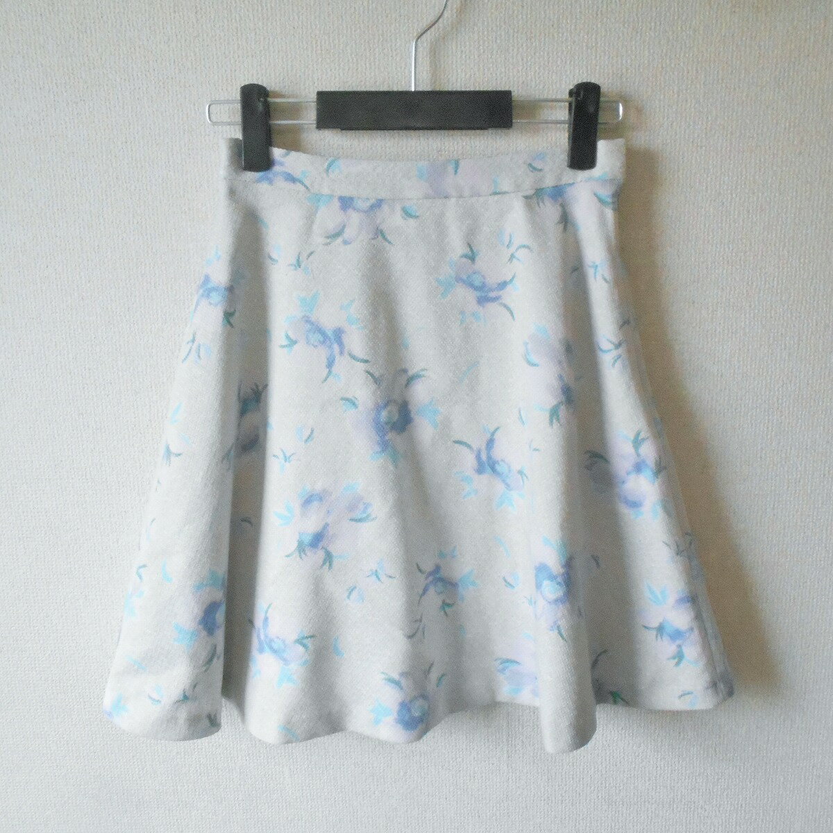 【中古】ウィルセレクション WILLSELECTION スカート M 花柄 ひざ丈 フレア レディース 春 夏