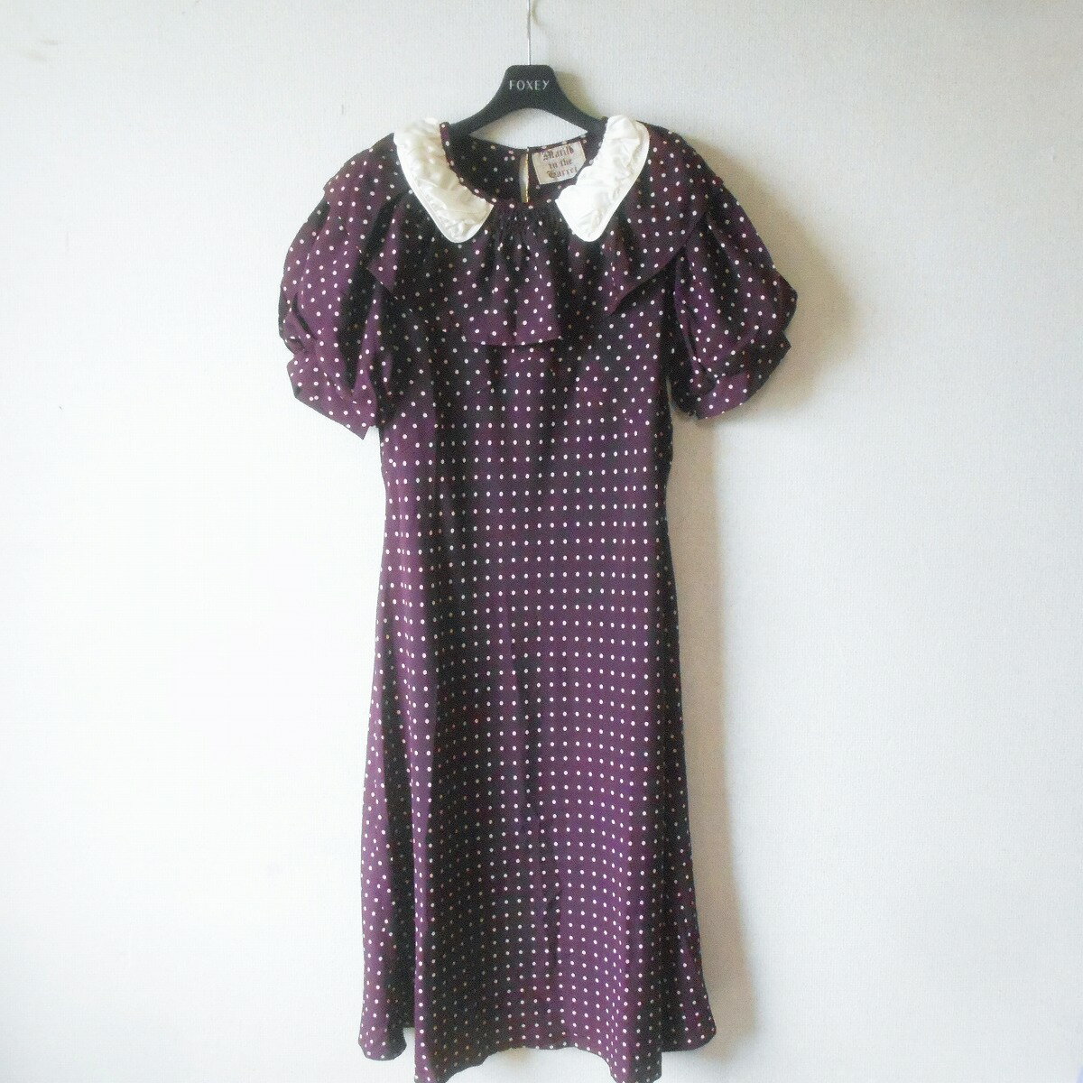 樂天商城 - 【中古】希少 新品 タグ付き 29000円 マチルドインザギャレット Matild in the Garret ワンピース ロング丈 夏 ドット 柄 未使用