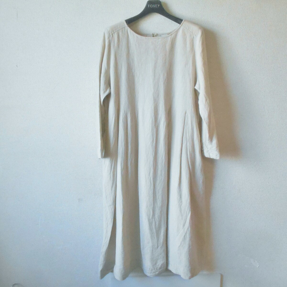 樂天商城 - 【中古】スタジオクリップ ドレッシングリネン Studio Clip DRESSING LINEN ワンピース 麻 100% ナチュラル