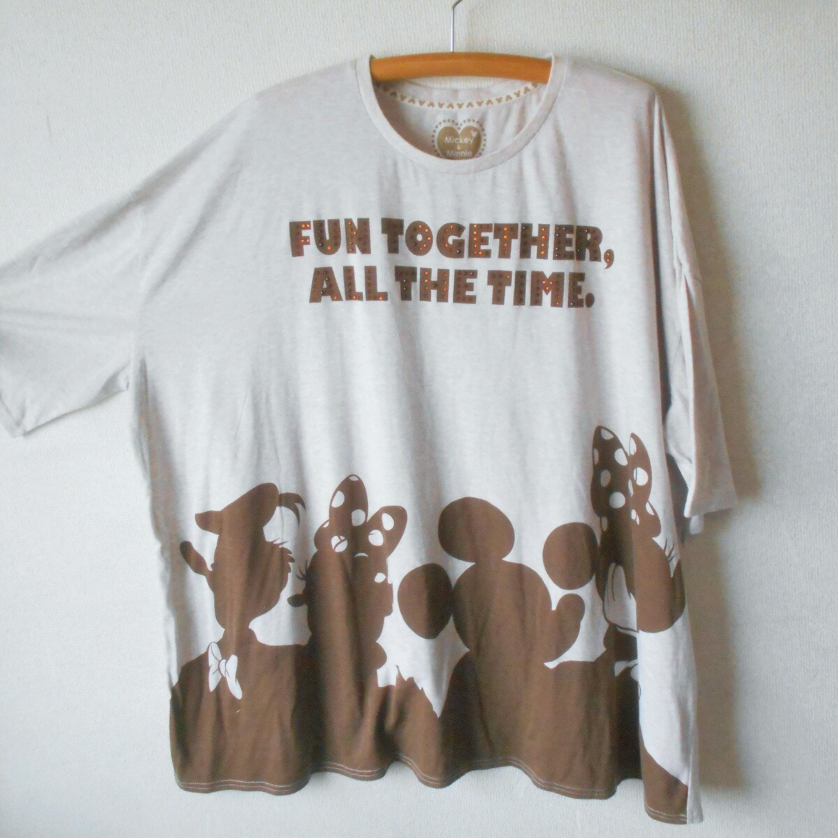 乐天商城 - 【中古】ディズニー disney 超 ビックシルエット Tシャツ カットソー チュニック ワンピース M
