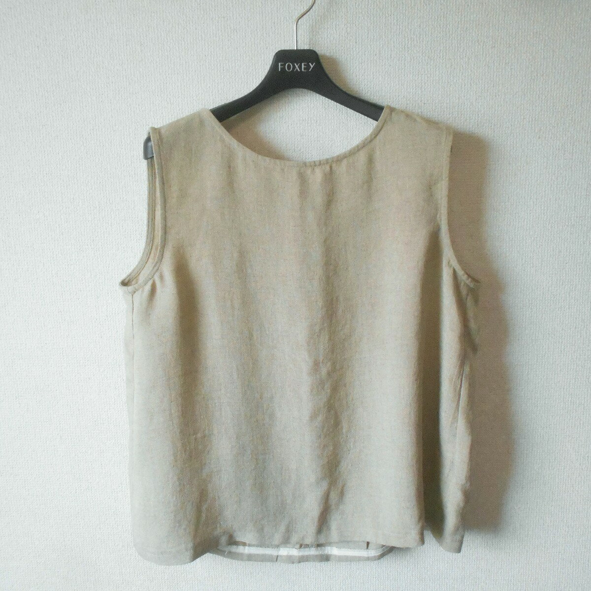 Sleeveless - 【中古】ミッテンテ Mittente ノースリーブ ブラウス LL レディース 大きい サイズ 夏