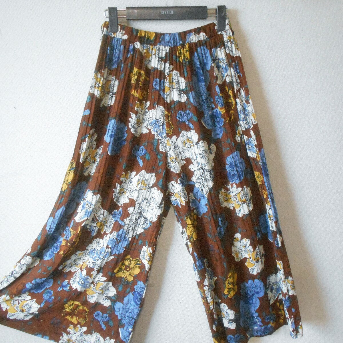 樂天商城 - 【中古】アールピーエス r・p・s パンツ M ワイドパンツ ガウチョパンツ スカーチョ 春 夏 プリーツ レディース