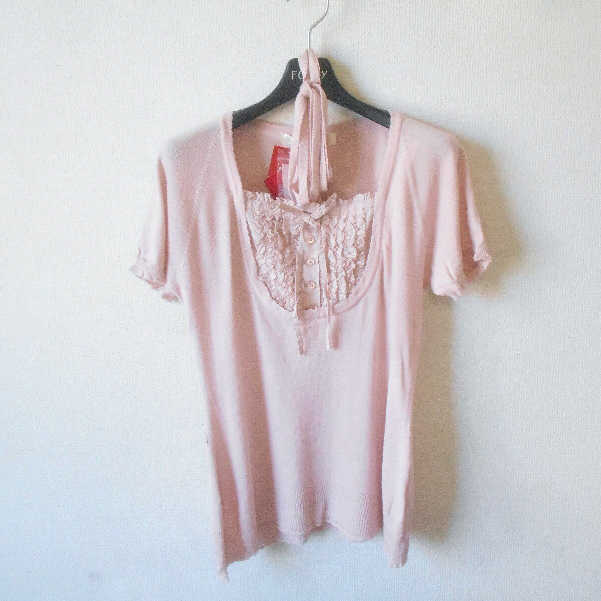 Rakuten - 【中古】 新品 タグ付き 13650円 ピンクハウス PINK HOUSE ニット セーター 夏 レディース フリル 未使用