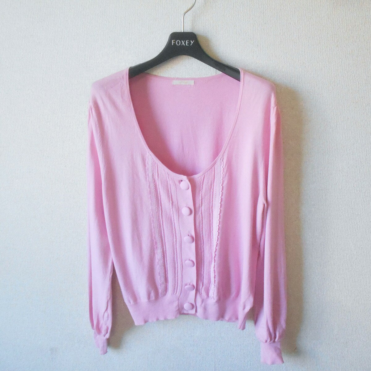 Nylon, Rayon, Polyester - 【中古】 エフデ ef-de ニット カーディガン 大きい サイズ 15 春 レディース