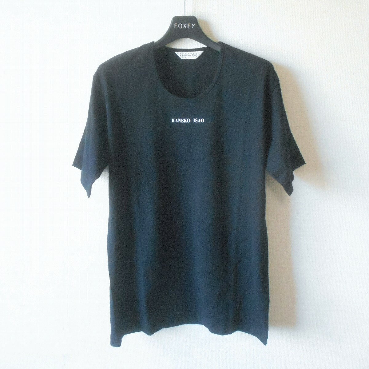 樂天商城 - 【中古】未使用 カネコイサオ KANEKO ISAO 金子功 Tシャツ カットソー ロゴ プリント レディース 黒