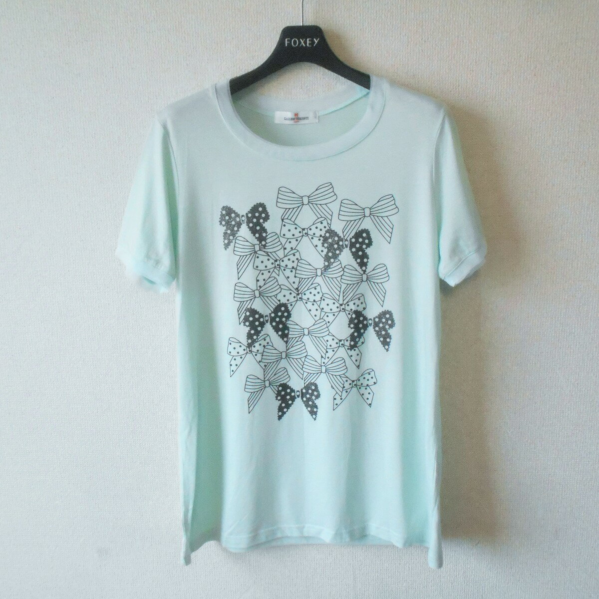 樂天商城 - 【中古】ギャラリー ビスコンティ GALLERY VISCONTI Tシャツ 2 カットソー レディース 夏 日本製 チュール 縁取り