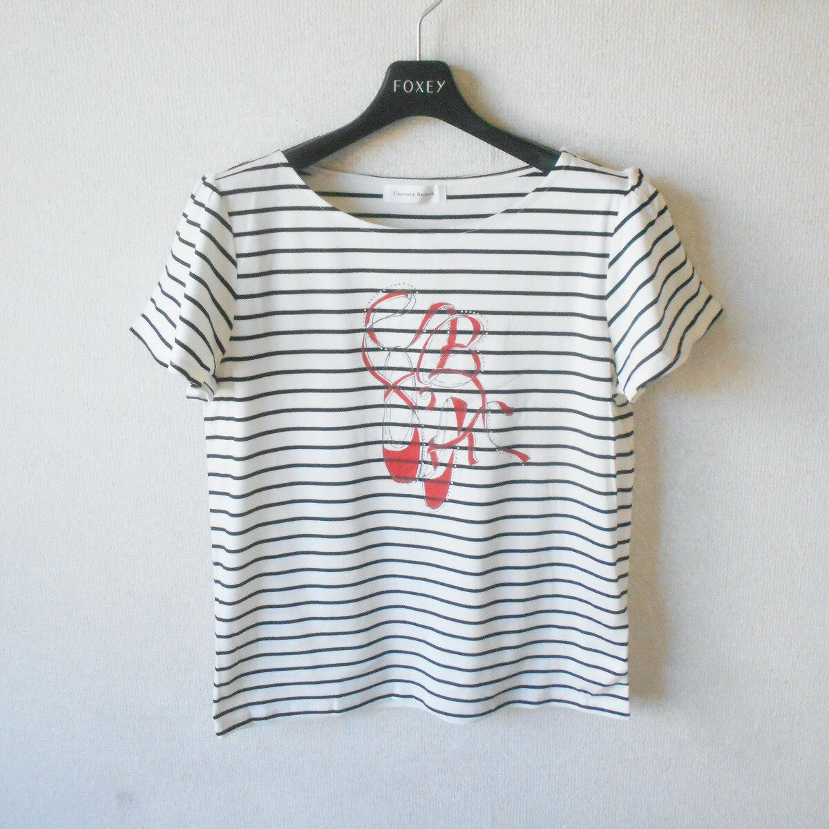 Rakuten - 【中古】クチュールブローチ couture brooch カットソー Tシャツ 38 レディース 夏 ボーダー （株）ワールド