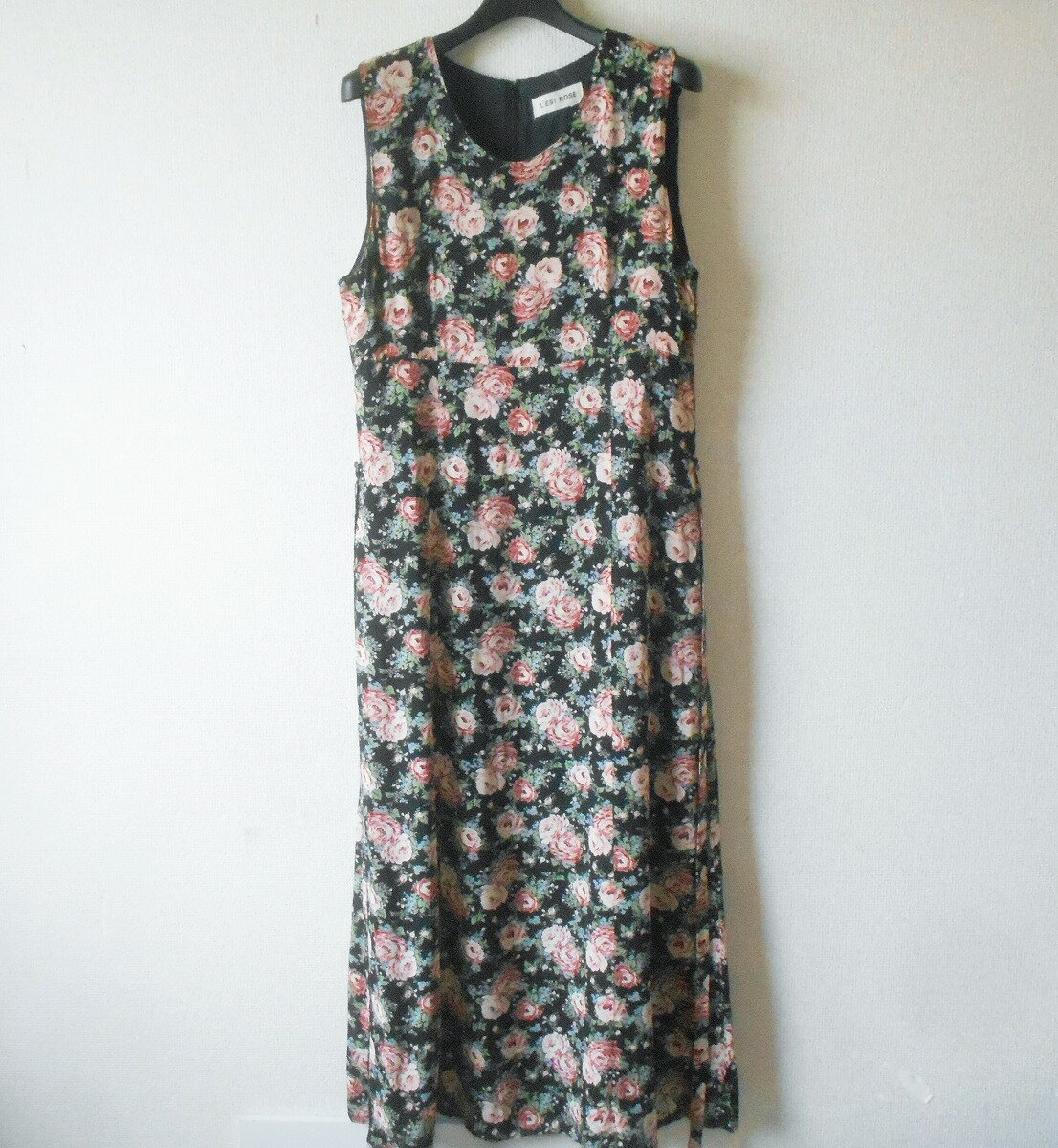 Rakuten - 【中古】レストローズ LEST ROSE ワンピース ロング丈 ノースリーブ 春 夏