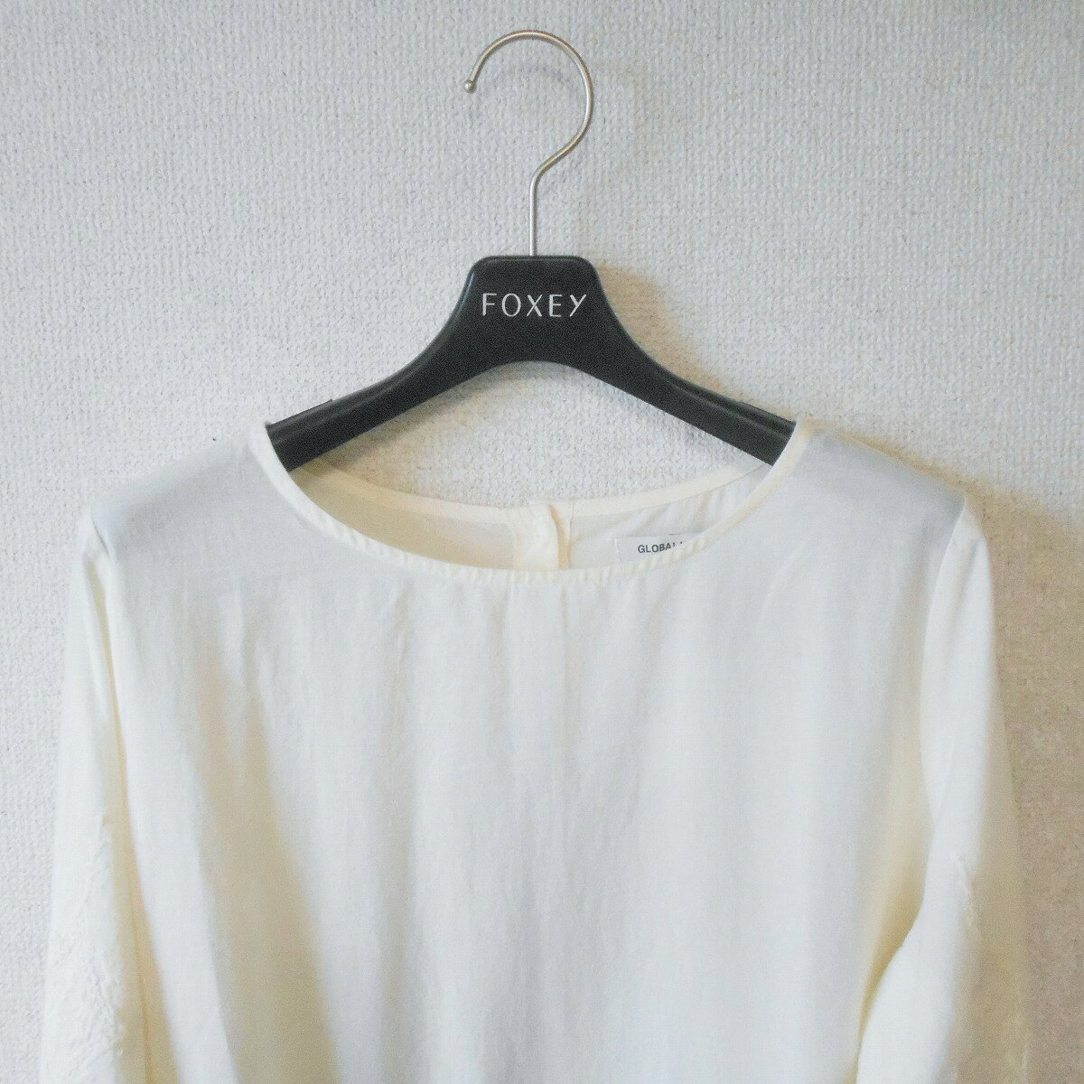 【中古】新品 タグ付き グローバルワーク GLOBAL WORK ブラウス 7分袖 M レディース 夏 カットワーク 刺繍 未使用 mamapocket-10004281 ママポケット サンプル画像2
