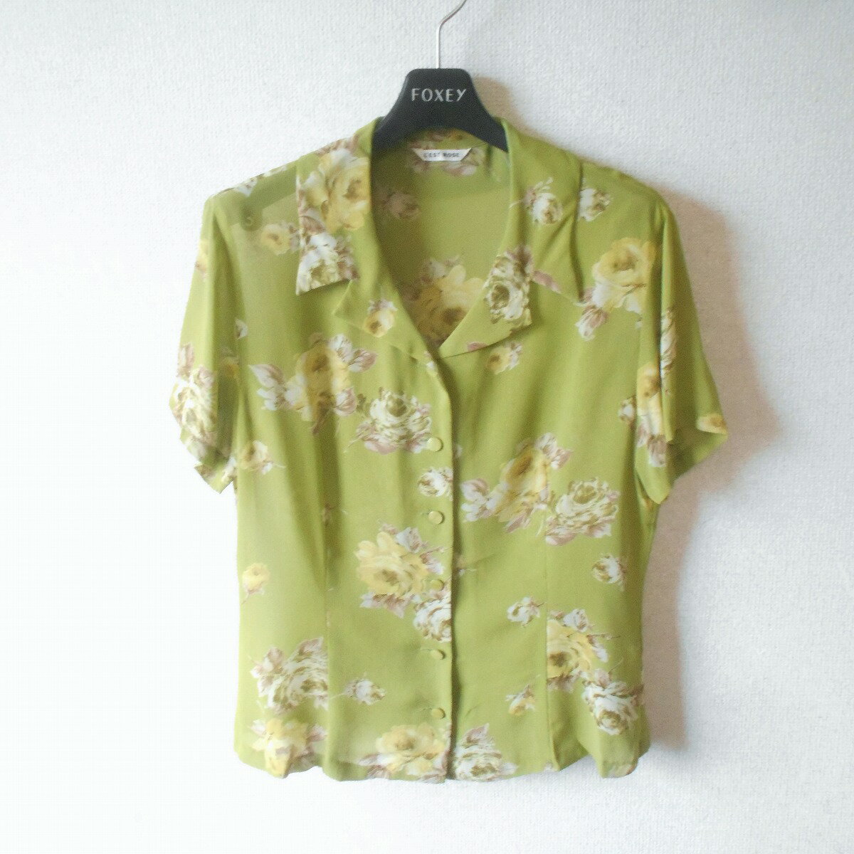 レストローズ LEST ROSE シャツ ブラウス 夏 レディース 花柄