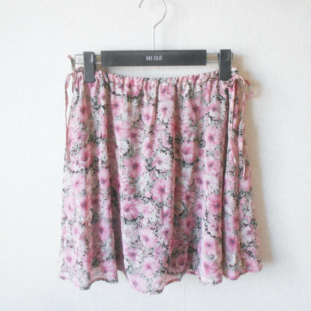 レストローズ LEST ROSE スカート M ミニ丈 夏 レディース 花柄