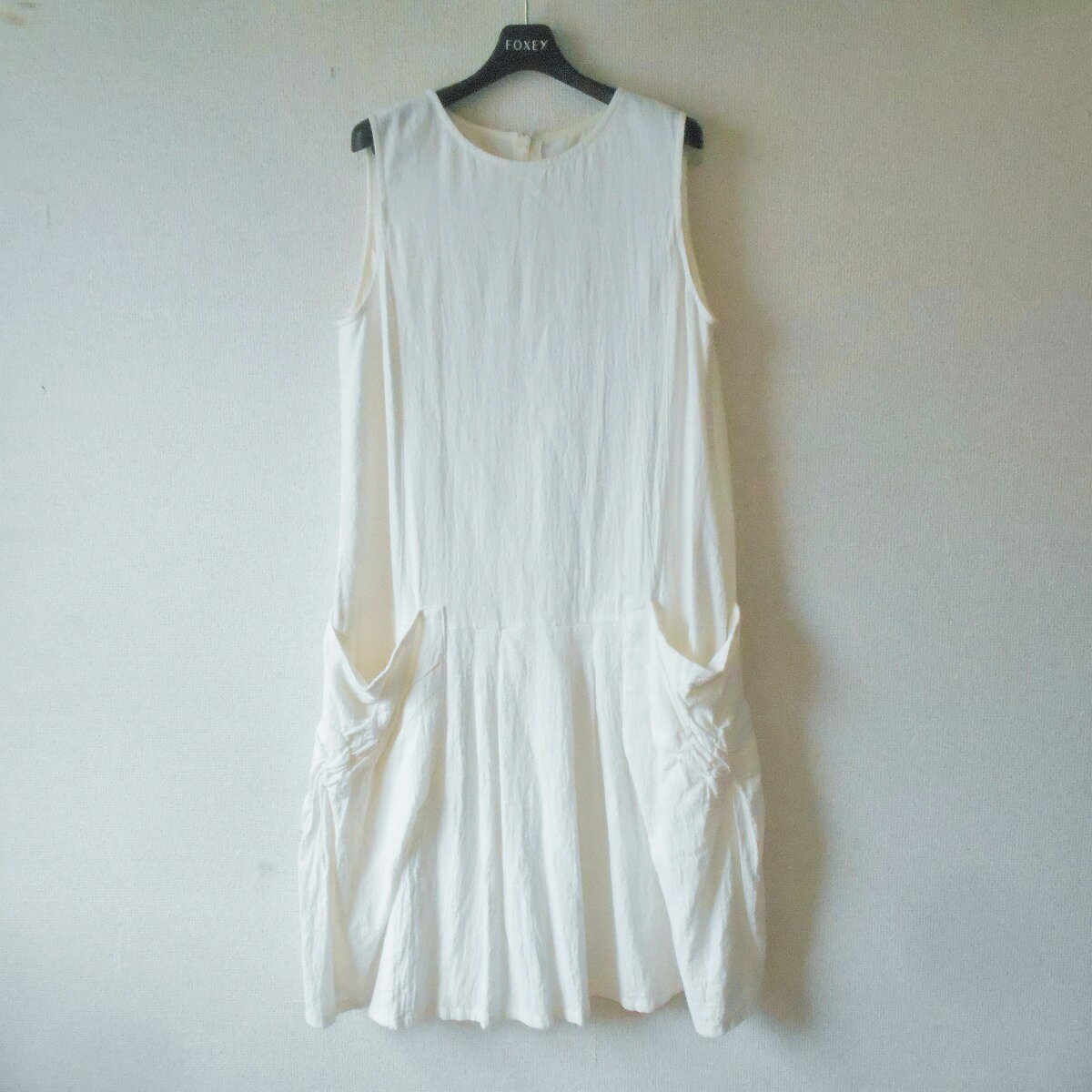樂天商城 - 【中古】t.b ティービー センソユニコ Sensounico ワンピース 38 麻 ブレンド ロング 丈 夏 ノースリーブ