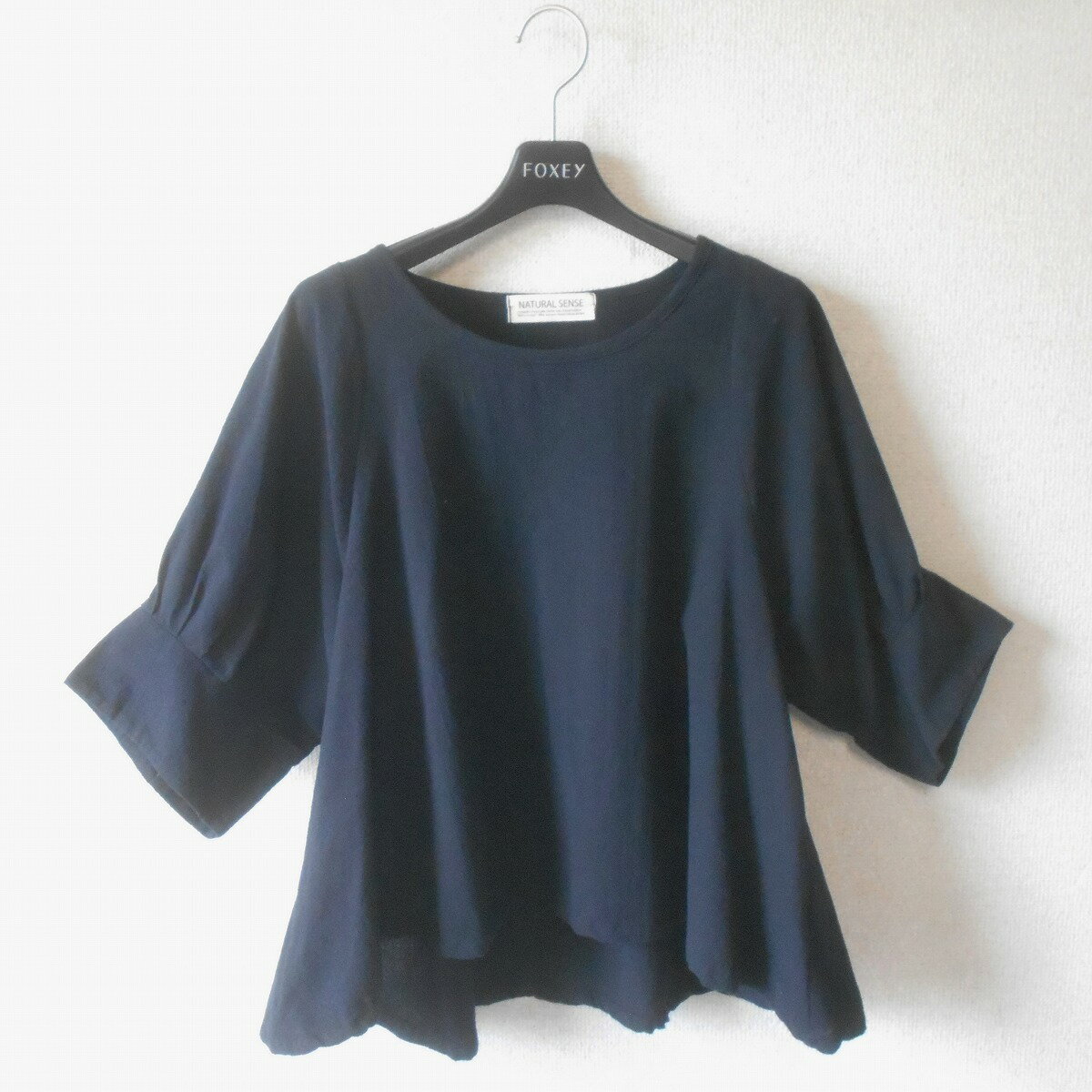 樂天商城 - 【中古】ナチュラルセンス NATURAL SENSE ブラウス 2 夏 5分袖 レディース 黒