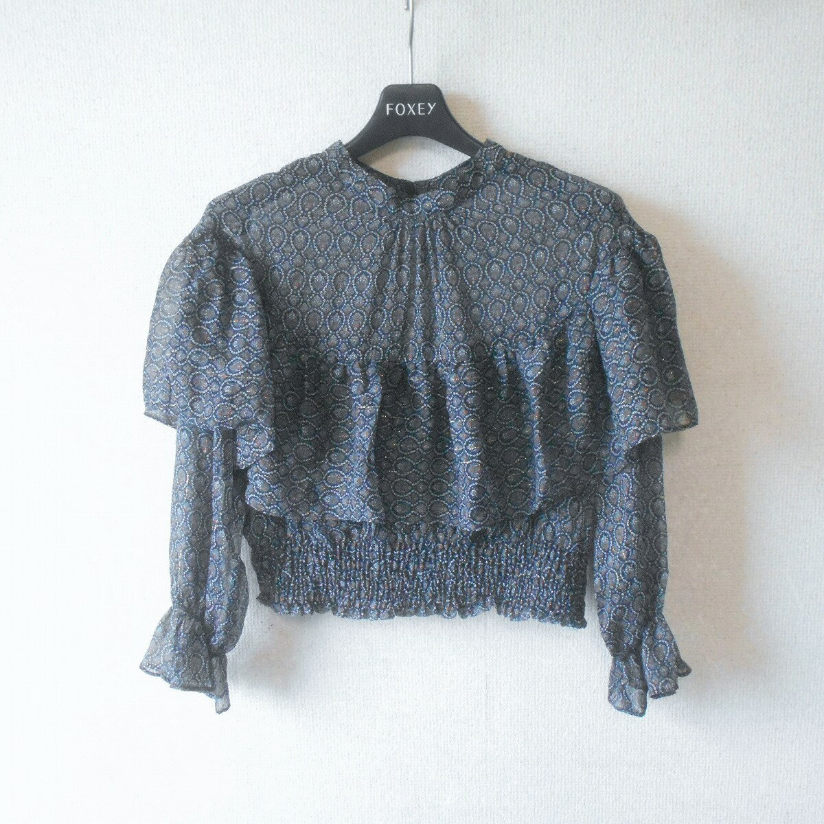 Rakuten - 【中古】ザラ ZARA ブラウス ショート 丈 レディース 7分袖 M シースルー 夏