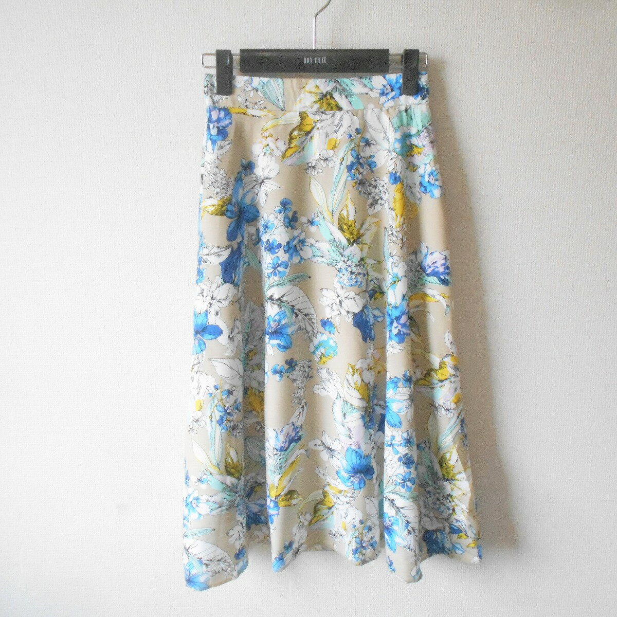 乐天商城 - 【中古】エージー バイ アクアガール AG by aquagirl スカート S 春 夏 ロング丈 レディース 花柄 （株）ワールド