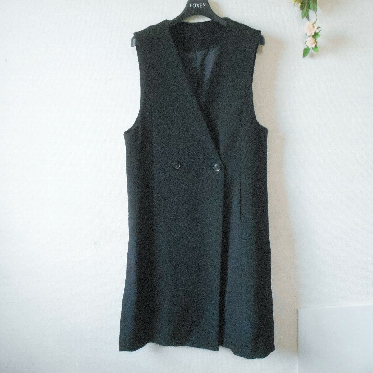 Rakuten - 【中古】スタイルデリ STYLE DELI ジャンパースカート ロング ベスト レディース F 黒