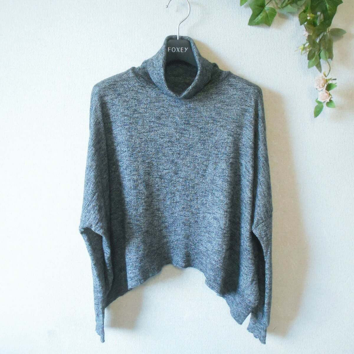 【中古】ザラ ニット ZARA KNIT セーター ショート 丈 タートルネック レディース S 秋 冬 春