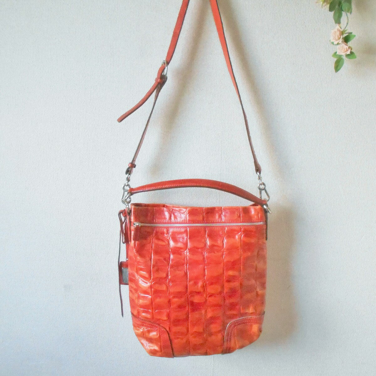 樂天商城 - 【中古】ペレボルサ PELLE BORSA ショルダーバッグ トート バッグ 本革 レザー レディース