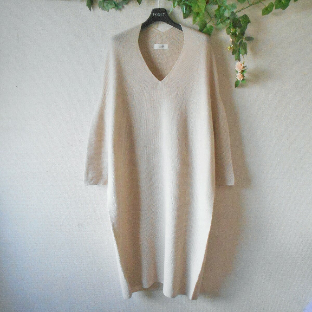 【中古】美品 ビームス ハート BEAMS HEART ニット ワンピース レディース 秋 冬