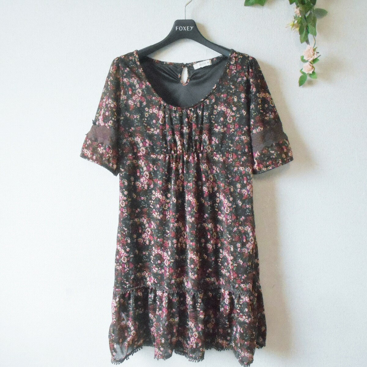 【中古】エニィファム anyFAM ワンピース 2 レディース レース 夏 オンワード樫山