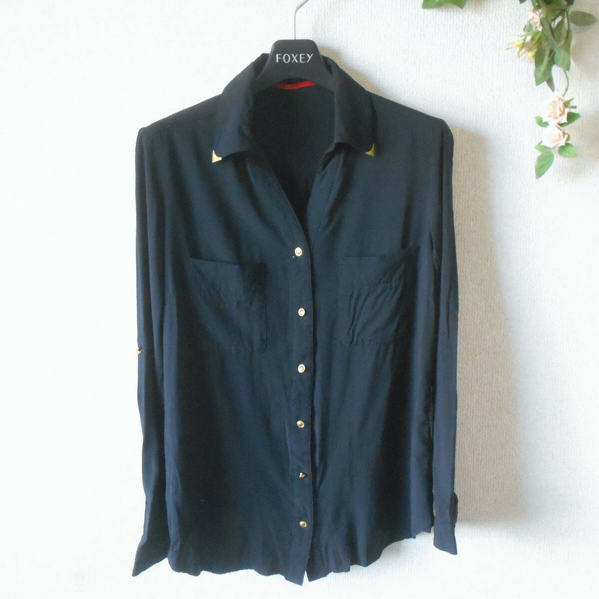 Rakuten - 【中古】ラボラトリーワーク laboratory work シャツ M レディース 春 秋 黒