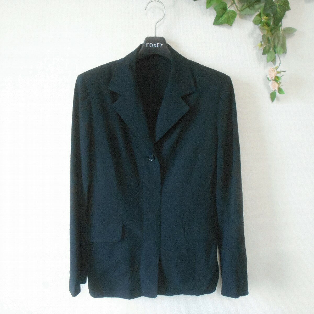 【中古】ストロベリーフィールズ STRAWBERRY-FIELDS ジャケット レディース 2 春 秋 ブラック