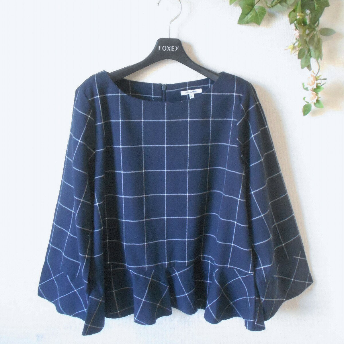 【中古】グローバルワーク GLOBAL WORK ブラウス レディース L 秋 冬 ぺプラム
