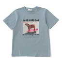 (サマーセール 45%OFF)ビールーム(b・ROOM)スケボードッグ転写プリントTシャツ(100cm-130cm)